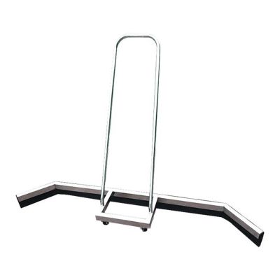 YLQFGUVWK Sports Tennis Court Squeegee, Stainless Steel Tennis Court Wiper Cleaning Tool, Floor Surface Water Removal Tool with Replaceable Strips
