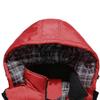 SWJGLITTR Men's Hooded Warm Vest Outdoor Sleeveless Stand Collar Jacket Thick Casual Padded Color Block Vest With Hood (Medium,Red) view 2