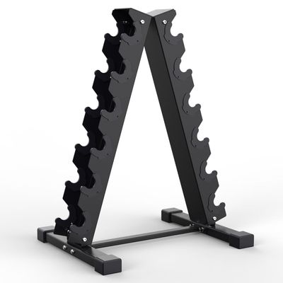 Dumbbell Rack Compact Weight Rack for Dumbbell, Kettlebell, Barbell, Heavy Duty Weight Storage Organizer (A-size dumbbell rack)