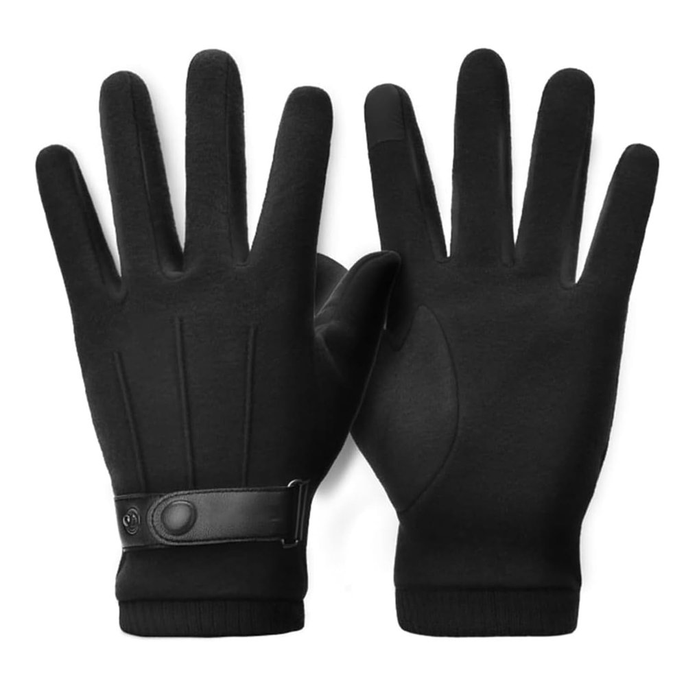 BKEKM Mittens Gloves Thickened Winter Gloves 1 Pair Cycling Gloves Touch Screen Fashion Ski Gloves Windproof Outdoor Warm Gloves