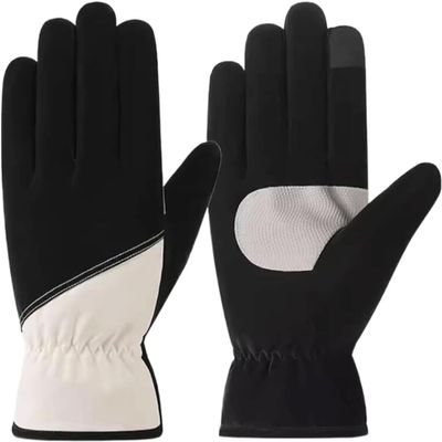 BKEKM Winter Gloves Thick Warm Cycling Gloves Touch Screen Cotton Mittens Gloves Windproof Ski Gloves Non-Slip Thermal Glove