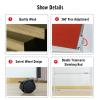 DonHeK Table Tennis Rebound Board,Ping Pong Return Board with 12 Red Rubbers,Self-Study Traine Equipment for Home Gym Community Studio | Easy to Install (Size : Style 5), 78456 view 3