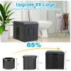 XXL Portable Toilet Camping Toilets for Car Indoor Outdoor Commode Foldable Travel Potty for Camping,Tent,Hiking,Boating,Long Road Trips,Traffic jam,Home,Black view 2