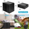 XXL Portable Toilet Camping Toilets for Car Indoor Outdoor Commode Foldable Travel Potty for Camping,Tent,Hiking,Boating,Long Road Trips,Traffic jam,Home,Black view 3