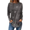 Women's activewear long sleeve tops Shirt Dresses for Women Fall Sweatshirt for Women Womens Tops Fall Womens Hoodies White top Cozy Sweatshirts for Women3-Gray,Medium view 1
