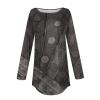 Women's activewear long sleeve tops Shirt Dresses for Women Fall Sweatshirt for Women Womens Tops Fall Womens Hoodies White top Cozy Sweatshirts for Women3-Gray,Medium view 3