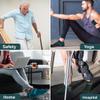 Muezna Men's Non-Slip Yoga Socks, Anti-Skid Pilates, Barre, Bikram Fitness Hospital Slipper Socks with Grips view 2