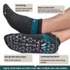 Muezna Men's Non-Slip Yoga Socks, Anti-Skid Pilates, Barre, Bikram Fitness Hospital Slipper Socks with Grips view 3