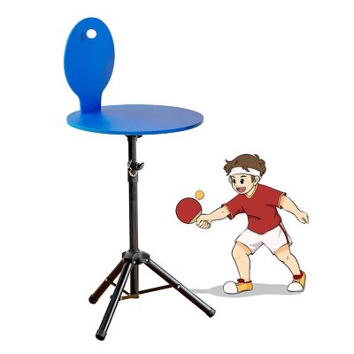 DonHeK Ping Pong Return Board,Table Tennis Rebound Board with Stand,Adjustable Height Self-Study Traine Equipment for Home Gym Community Game Rooms (Color : Blue, Size : Style 2), 78456