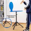 Table Tennis Rebound Board,Table Tennis Rebound Board with Stand,Adjustable Height Self-Study Traine Equipment for Studio Game Room Home Gym School (Color : Blue, Size : Style 2) view 4