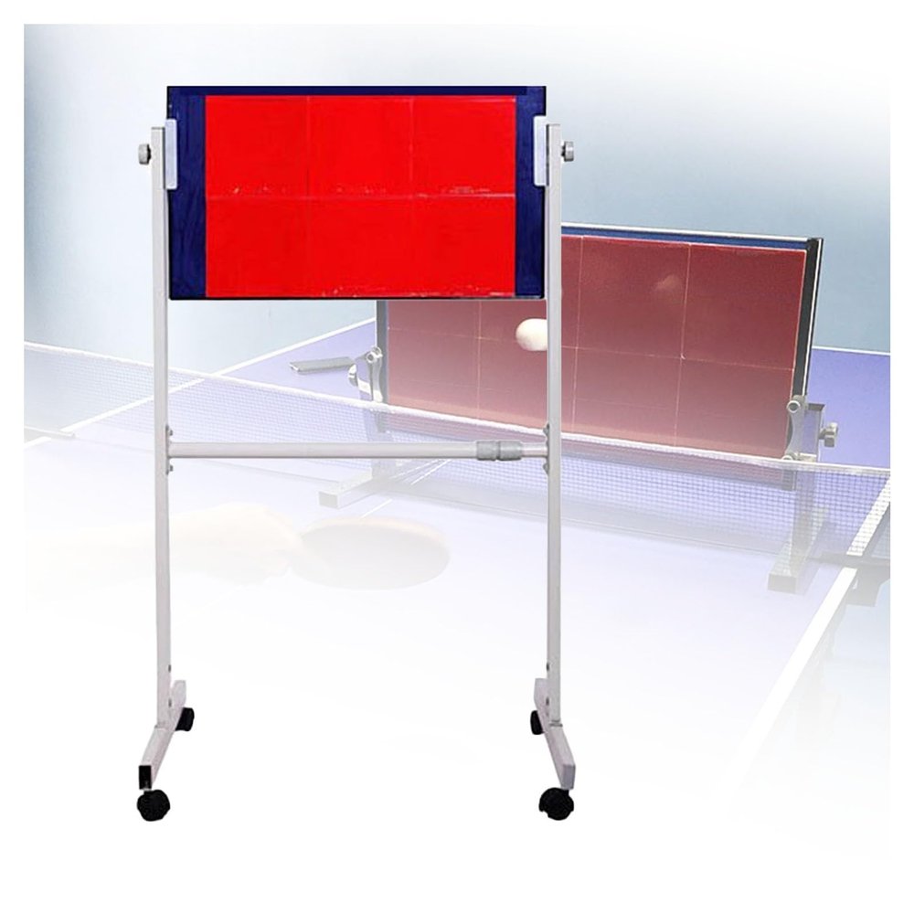 DonHeK Table Tennis Rebound Board,Ping Pong Return Board with 12 Red Rubbers,Self-Study Traine Equipment Suitable for Home Gym Community Studio (Size : Style 5), 78456