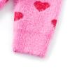 Mommy and Me Valentines Day Open Front Sweater Crewneck Long Sleeve Love Heart Cardigan Outerwear Coats (Girls, Pink, 10-11 Years) view 3