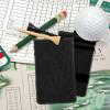 Honoson 4 Pcs Golf Scorecard Holder PU Leather Golf Yardage Book Cover Scorecard Book Score Holder Protector Gift Accessories, 4.3 x 7 Inches(Black) view 4