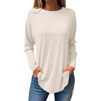 Business Casual Tops for Women Womens long sleeve tops casual Halloween Sweatshirt Womens Fall Blouses Fall outfits Long Dress Clubbing Outfits for Women1-Beige,X-Large