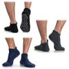 Muezna Men's Non-Slip Yoga Socks, Anti-Skid Pilates, Barre, Bikram Fitness Hospital Slipper Socks with Grips view 1