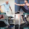 Muezna Men's Non-Slip Yoga Socks, Anti-Skid Pilates, Barre, Bikram Fitness Hospital Slipper Socks with Grips view 2