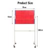 DonHeK Table Tennis Rebound Board,Ping Pong Return Board with 12 Red Rubbers,Self-Study Traine Equipment for Home Gym Community Studio | Easy to Install (Size : Style 7) view 2
