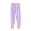 Lastesso Velour Tracksuit Womens Womens Loungewear Set with Pockets Casual High Neck Drawstring Hoodies Tie Knot Low Rise Sweatpants Joggers Sets Girls Sweatsuit Purple 2X view 4
