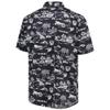 Reyn Spooner Men's Black Las Vegas Raiders Throwback Kekai-Print Button-Up Shirt, Small view 3