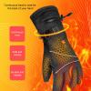 XHTLLO Heated Gloves, PU Padded Lining Touch Sensitive Waterproof Warming Gloves, Windproof Breathable Wearable Electric Heated Gloves, for Hiking view 3