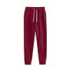 Lastesso Warm Lounge Sets for Women Lounge Set Women Loose Fit Drawstring Hoodies with Pockets Jogger Pants Gym Yoga Tracksuits Sweatsuits Outfits Pink 2 Piece Set for Women Red L view 3