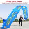 CMYUN Dragon Poi Silk Ribbon Dancer with Dragon Phoenix Pattern, Washable Gymnastics Dragon Poi Kite Streamers with Head, Adult Seniors Exercise Twirler (Color : Red, Size : Length - 10m/33ft) view 4