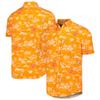 Reyn Spooner Men's Orange Tampa Bay Buccaneers Throwback Kekai-Print Button-Up Shirt, Large view 1