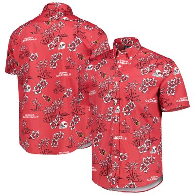 Reyn Spooner Men's Cardinal Arizona Cardinals Kekai Button-Up Shirt