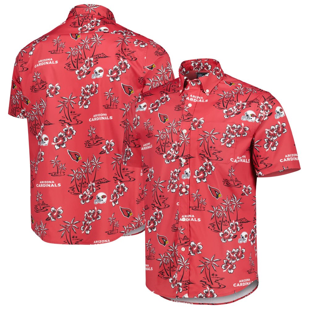 Reyn Spooner Men's Cardinal Arizona Cardinals Kekai Button-Up Shirt