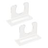 Baseball Bat Holder, 2pcs Baseball Bat Holder for Vertical Display Sturdy Acrylic Bat Hanger Baseball Bat Wall Mount Display Rack view 2