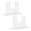 Baseball Bat Holder, 2pcs Baseball Bat Holder for Vertical Display Sturdy Acrylic Bat Hanger Baseball Bat Wall Mount Display Rack view 3