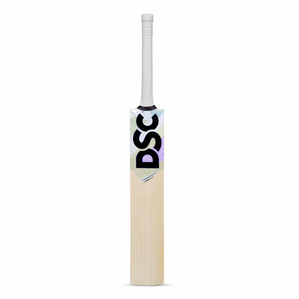 DSC Cynos 4040 English Willow Cricket Bat | Color: Beige | Size: Compact | Material: Wood | Weight: 1080-1120gm | Powerarc Bow Face Profile | Boasts Massive Edges | Crafting Blades | Grade 1