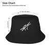 ADOSIA Drumsticks Drummer Bucket Hat Unisex Folding Fisherman Hat Black view 4