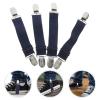 BESPORTBLE 4pcs Elastic Boot Straps Pant Clips Fabric Fasteners for Biking Blousing Straps Elastic Holders Universal Trouser Leg Fixing Clip Set view 3