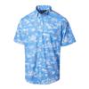Reyn Spooner Men's Light Blue Houston Oilers Throwback Kekai-Print Button-Up Shirt, Small view 2