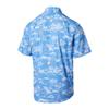 Reyn Spooner Men's Light Blue Houston Oilers Throwback Kekai-Print Button-Up Shirt, Small view 3
