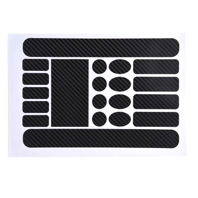 Gavigain Bike Stickers, Bike Chainstay and Frame Sticker Protector Kit for Stylish Decoration and Protection Cycle Decal (Carbon Fiber Look)