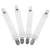BESPORTBLE 4pcs Adjustable Windproof Boot Clips for Motorcycle Outdoor Sports Elastic Pant Straps for All Genders Snowproof for Cycling Riding