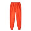 XUNRYAN Womens Casual Sweatpants with Pocket Elastic High Waist Joggers Trousers Lounge Pants for Workout Running Orange view 1