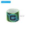 PATIKIL 12.2x2.6 Soccer Captain C Armband, Nylon Unisex Elastic Arm Band Adjustable for Youth Adult Team Training, Green view 2