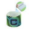 PATIKIL 12.2x2.6 Soccer Captain C Armband, Nylon Unisex Elastic Arm Band Adjustable for Youth Adult Team Training, Green view 3