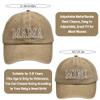 2Pcs Mama and Mini Matching Baseball Cap for Mother Baby Duaghter Son, 3D Embroidered Adjustable Washed Parent-Child Hat view 2