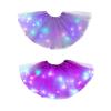 2PC Tutu for Girls Purple Light up Ballet Tutu Skirt for Toddler Girl Princess Tutu Skirt for Christmas (A, 2-8 Years) view 1