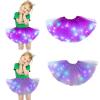 2PC Tutu for Girls Purple Light up Ballet Tutu Skirt for Toddler Girl Princess Tutu Skirt for Christmas (A, 2-8 Years) view 2