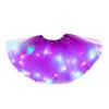 2PC Tutu for Girls Purple Light up Ballet Tutu Skirt for Toddler Girl Princess Tutu Skirt for Christmas (A, 2-8 Years) view 3