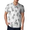 Miniature Schnauzer Pattern Men's Golf Polo-Shirt Casual Short Sleeve T-Shirt Button Down Slim Fit Tee Tops S view 1