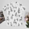 Miniature Schnauzer Pattern Men's Golf Polo-Shirt Casual Short Sleeve T-Shirt Button Down Slim Fit Tee Tops S view 3