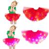 2PC Tutu for Girls Purple Light up Ballet Tutu Skirt for Toddler Girl Princess Tutu Skirt for Christmas (H, 2-8 Years) view 2