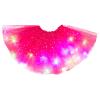 2PC Tutu for Girls Purple Light up Ballet Tutu Skirt for Toddler Girl Princess Tutu Skirt for Christmas (H, 2-8 Years) view 3
