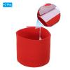 PATIKIL 9.4x2.5 Soccer Captain C Armband, 2 Pack Nylon Unisex Elastic Arm Band Adjustable for Youth Adult Team Training, Red view 3
